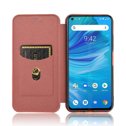 Carbon Fiber Texture Magnetic Horizontal Flip TPU + PC + PU Leather Case with Card Slot, For UMIDIGI F2, For UMIDIGI Power 3, For UMIDIGI S5 Pro