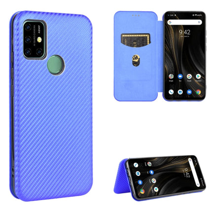 Carbon Fiber Texture Magnetic Horizontal Flip TPU + PC + PU Leather Case with Card Slot, For UMIDIGI F2, For UMIDIGI Power 3, For UMIDIGI S5 Pro