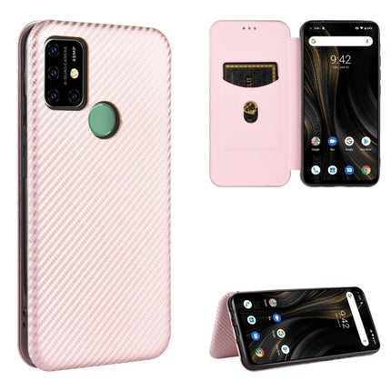 Carbon Fiber Texture Magnetic Horizontal Flip TPU + PC + PU Leather Case with Card Slot, For UMIDIGI F2, For UMIDIGI Power 3, For UMIDIGI S5 Pro