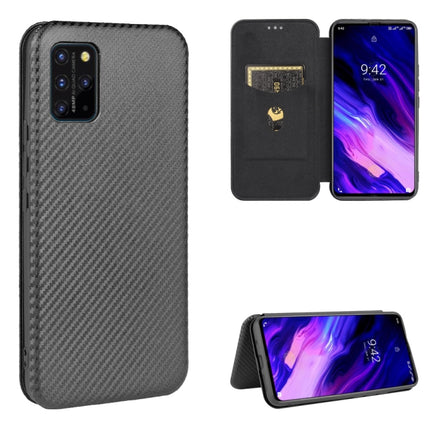 Carbon Fiber Texture Magnetic Horizontal Flip TPU + PC + PU Leather Case with Card Slot, For UMIDIGI F2, For UMIDIGI Power 3, For UMIDIGI S5 Pro