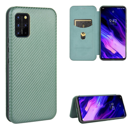 Carbon Fiber Texture Magnetic Horizontal Flip TPU + PC + PU Leather Case with Card Slot, For UMIDIGI F2, For UMIDIGI Power 3, For UMIDIGI S5 Pro