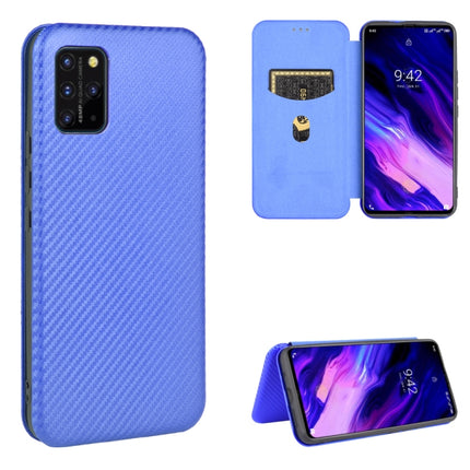 Carbon Fiber Texture Magnetic Horizontal Flip TPU + PC + PU Leather Case with Card Slot, For UMIDIGI F2, For UMIDIGI Power 3, For UMIDIGI S5 Pro
