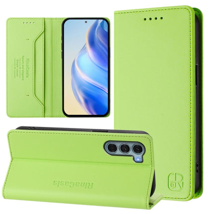 RC01 Dual-Folded Magnetic Suction RFID Leather Phone Case, For Motorola Edge 30 Pro / Edge X30, For Motorola Edge S30 / Moto G200 5G