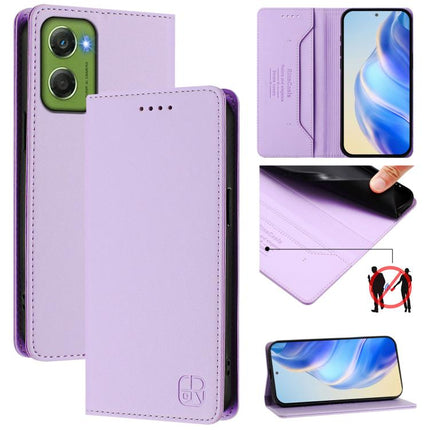 RC01 Dual-Folded Magnetic Suction RFID Leather Phone Case, For Motorola Edge 70 5G / Moto X70 Air 5G, For Motorola Moto G06 4G, For Motorola Edge 60 Pro / 60s Pro