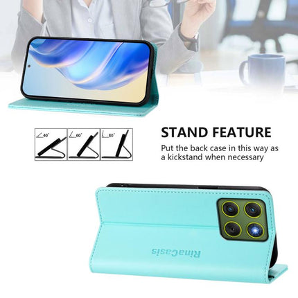 RC01 Dual-Folded Magnetic Suction RFID Leather Phone Case, For Motorola Edge 70 5G / Moto X70 Air 5G, For Motorola Moto G06 4G, For Motorola Edge 60 Pro / 60s Pro