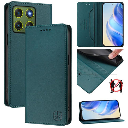 RC01 Dual-Folded Magnetic Suction RFID Leather Phone Case, For Motorola Edge 70 5G / Moto X70 Air 5G, For Motorola Moto G06 4G, For Motorola Edge 60 Pro / 60s Pro