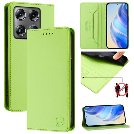 RC01 Dual-Folded Magnetic Suction RFID Leather Phone Case, For Motorola Moto G17 4G / G17 Power 4G, For Motorola Signature 5G, For Motorola Moto G67 Power 5G