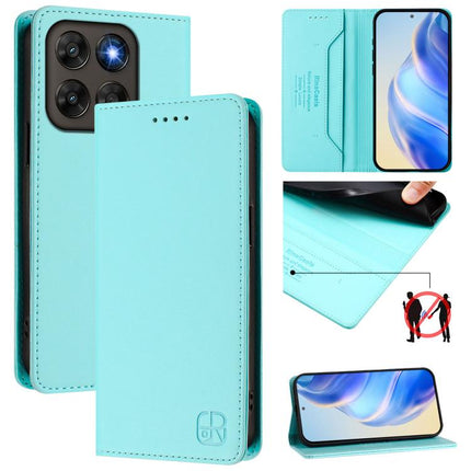 RC01 Dual-Folded Magnetic Suction RFID Leather Phone Case, For Motorola Moto G Max / G87 / G77 / G67, For Motorola Moto G47 / G37 Power 5G, For Motorola Edge 70 Pro 5G