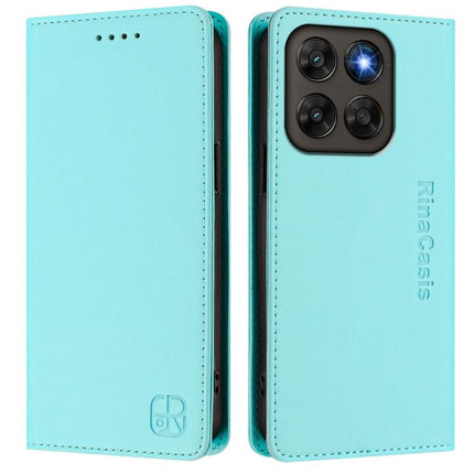 RC01 Dual-Folded Magnetic Suction RFID Leather Phone Case, For Motorola Moto G Max / G87 / G77 / G67, For Motorola Moto G47 / G37 Power 5G, For Motorola Edge 70 Pro 5G