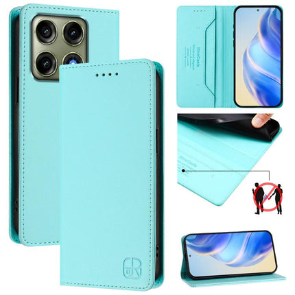 RC01 Dual-Folded Magnetic Suction RFID Leather Phone Case, For Motorola Moto G Max / G87 / G77 / G67, For Motorola Moto G47 / G37 Power 5G, For Motorola Edge 70 Pro 5G