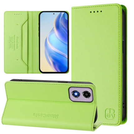 RC01 Dual-Folded Magnetic Suction RFID Leather Phone Case, For Motorola Moto G64 5G / G54 / G54 Power, For Motorola Moto E14 / G24 / G04 / G04s, For Motorola Moto G85