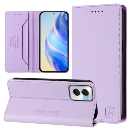 RC01 Dual-Folded Magnetic Suction RFID Leather Phone Case, For Motorola Moto G Stylus 5G 2024, For Motorola Moto G Power 5G 2024, For Motorola Moto G84