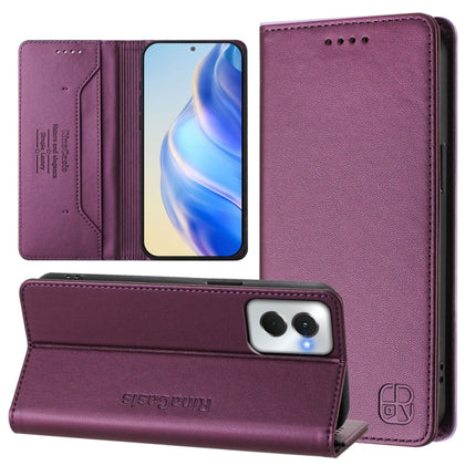RC01 Dual-Folded Magnetic Suction RFID Leather Phone Case, For Motorola Moto G Stylus 5G 2024, For Motorola Moto G Power 5G 2024, For Motorola Moto G84