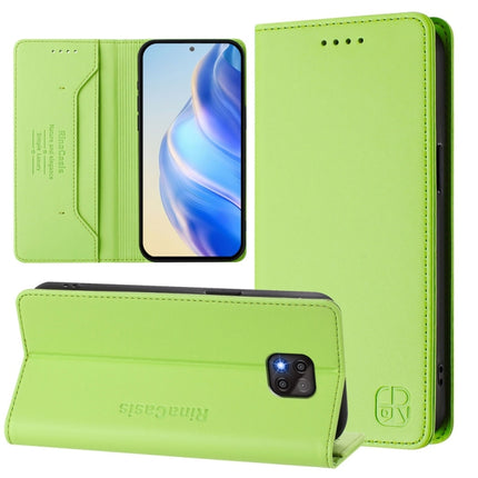 RC01 Dual-Folded Magnetic Suction RFID Leather Phone Case, For Motorola Moto E7 Power, For Motorola One 5G Ace, For Motorola Moto G Power 2021