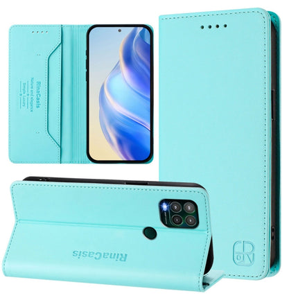 RC01 Dual-Folded Magnetic Suction RFID Leather Phone Case, For Motorola Moto G Stylus 5G 2021, For Motorola Moto G60 / G40 Fusion, For Motorola Moto G30 / G20 / G10