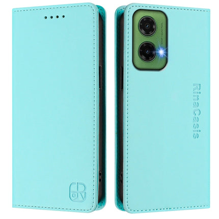 RC01 Dual-Folded Magnetic Suction RFID Leather Phone Case, For Motorola Moto G35, For Motorola Moto G55, For Motorola Moto G45 5G / G34 5G