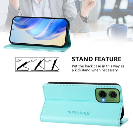 RC01 Dual-Folded Magnetic Suction RFID Leather Phone Case, For Motorola Moto G35, For Motorola Moto G55, For Motorola Moto G45 5G / G34 5G