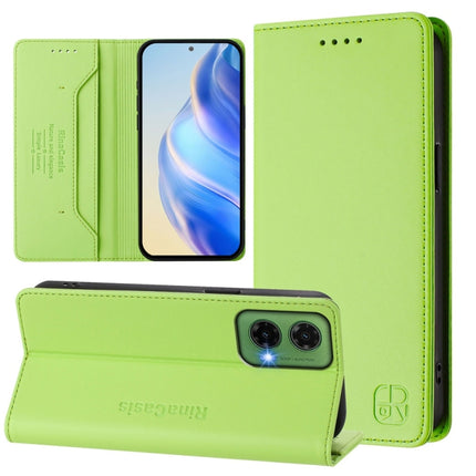 RC01 Dual-Folded Magnetic Suction RFID Leather Phone Case, For Motorola Moto G35, For Motorola Moto G55, For Motorola Moto G45 5G / G34 5G