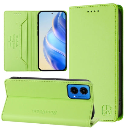 RC01 Dual-Folded Magnetic Suction RFID Leather Phone Case, For Motorola Moto G35, For Motorola Moto G55, For Motorola Moto G45 5G / G34 5G