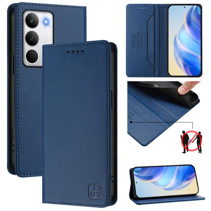 RC01 Dual-Folded Magnetic Suction RFID Leather Phone Case, For Realme C71 4G India, For Realme 15 5G / 15 Pro 5G, For Realme C71 4G Global