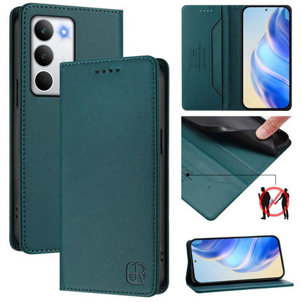 RC01 Dual-Folded Magnetic Suction RFID Leather Phone Case, For Realme C71 4G India, For Realme 15 5G / 15 Pro 5G, For Realme C71 4G Global