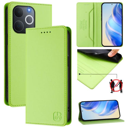 RC01 Dual-Folded Magnetic Suction RFID Leather Phone Case, For Realme C71 4G India, For Realme 15 5G / 15 Pro 5G, For Realme C71 4G Global