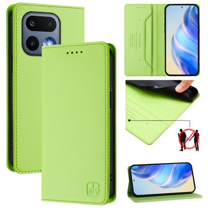 RC01 Dual-Folded Magnetic Suction RFID Leather Phone Case, For Realme 16 Pro 5G Global, For Realme Note 70 4G / 70T 4G, For Realme C100 5G / C83 India / C85 / 15X