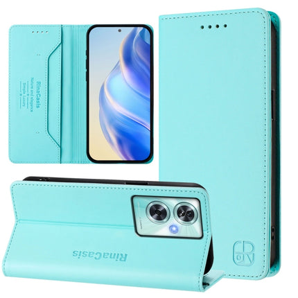 RC01 Dual-Folded Magnetic Suction RFID Leather Phone Case, For OnePlus Nord CE 2 Lite 5G / Nord 2 Lite, For OnePlus Nord CE4, For OnePlus Nord N30 SE