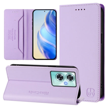 RC01 Dual-Folded Magnetic Suction RFID Leather Phone Case, For OnePlus Nord CE 2 Lite 5G / Nord 2 Lite, For OnePlus Nord CE4, For OnePlus Nord N30 SE