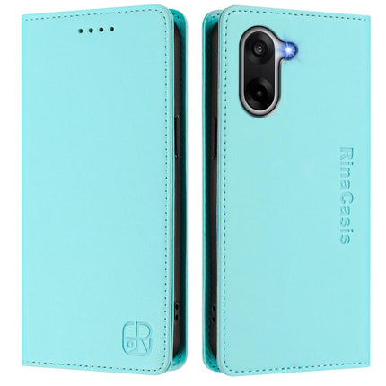 RC01 Dual-Folded Magnetic Suction RFID Leather Phone Case, For OnePlus Ace 5 Racing, For OnePlus 13R / Ace 5 / Ace 5 Pro, For OnePlus 13