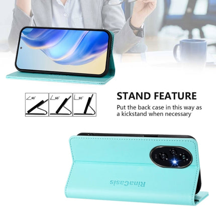 RC01 Dual-Folded Magnetic Suction RFID Leather Phone Case, For Honor 200 Pro, For Honor Play 50, For Honor 200 Lite Global