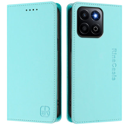 RC01 Dual-Folded Magnetic Suction RFID Leather Phone Case, For Honor 200 Smart Global / X7c 4G, For Honor X6b, For Honor 200