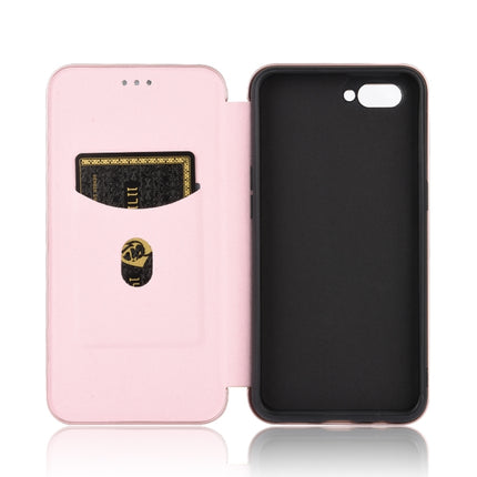 Carbon Fiber Texture Magnetic Horizontal Flip TPU + PC + PU Leather Case with Card Slot, For OPPO A5(AX5) / A3s / A12e, For OPPO A7(AX7) / A5s / AX5s / A12, For OPPO A8 / A31 (2020), For OPPO A9 (2020) / A11 / A11X / A5 (2020)