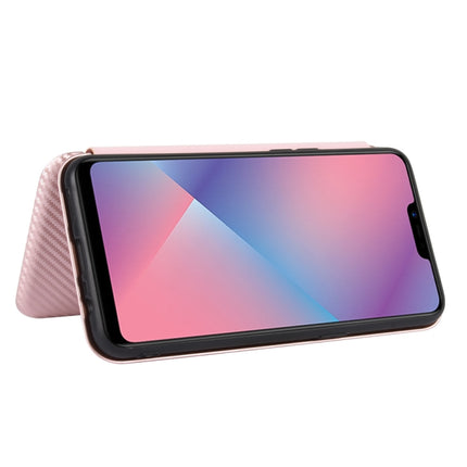 Carbon Fiber Texture Magnetic Horizontal Flip TPU + PC + PU Leather Case with Card Slot, For OPPO A5(AX5) / A3s / A12e, For OPPO A7(AX7) / A5s / AX5s / A12, For OPPO A8 / A31 (2020), For OPPO A9 (2020) / A11 / A11X / A5 (2020)