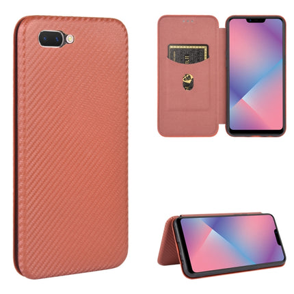 Carbon Fiber Texture Magnetic Horizontal Flip TPU + PC + PU Leather Case with Card Slot, For OPPO A5(AX5) / A3s / A12e, For OPPO A7(AX7) / A5s / AX5s / A12, For OPPO A8 / A31 (2020), For OPPO A9 (2020) / A11 / A11X / A5 (2020)
