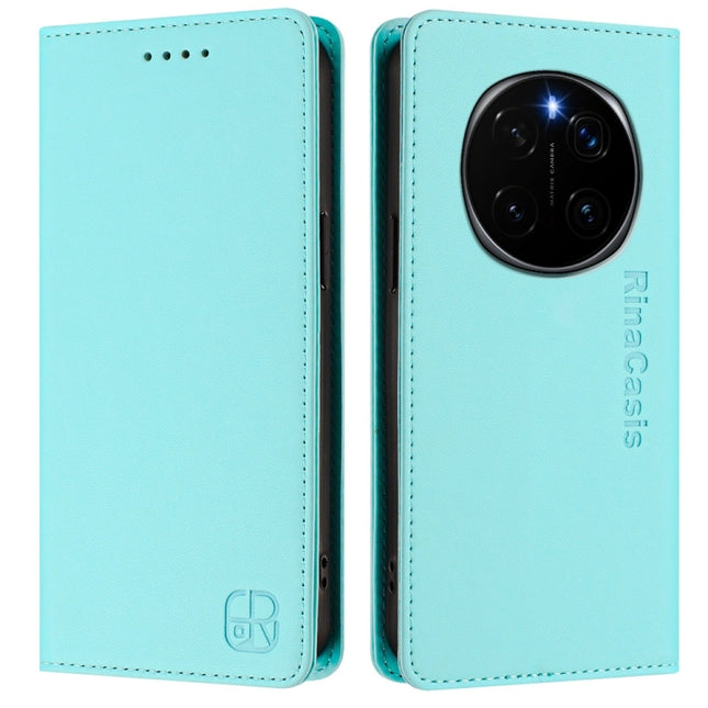 RC01 Dual-Folded Magnetic Suction RFID Leather Phone Case, For Honor Magic7 Pro, For Honor Magic7, For Honor X5b / X5b Plus Global