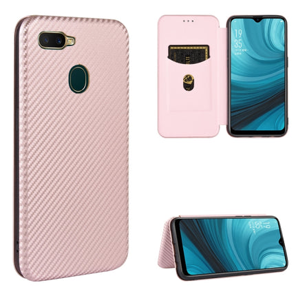 Carbon Fiber Texture Magnetic Horizontal Flip TPU + PC + PU Leather Case with Card Slot, For OPPO A5(AX5) / A3s / A12e, For OPPO A7(AX7) / A5s / AX5s / A12, For OPPO A8 / A31 (2020), For OPPO A9 (2020) / A11 / A11X / A5 (2020)