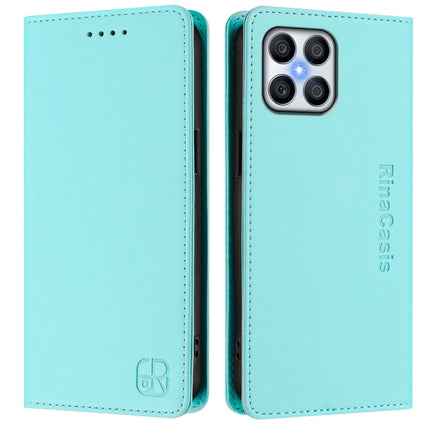 RC01 Dual-Folded Magnetic Suction RFID Leather Phone Case, For Honor X8 5G / X6 4G / X6s 4G, For Honor 90 Lite / Honor X50i, For Honor 90 Pro
