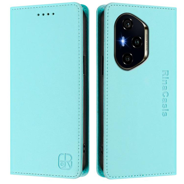RC01 Dual-Folded Magnetic Suction RFID Leather Phone Case, For Honor 300 Pro / 300 Ultra, For Honor 300, For Honor X9c Global