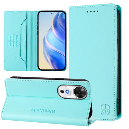 RC01 Dual-Folded Magnetic Suction RFID Leather Phone Case, For Honor Play 60, For Honor 400 Lite Global, For Honor 400 Global 156.5mm