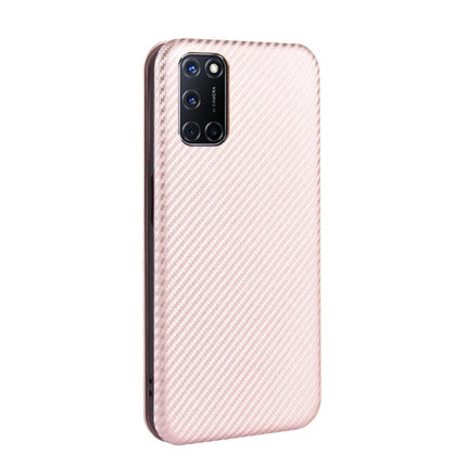 Carbon Fiber Texture Magnetic Horizontal Flip TPU + PC + PU Leather Case with Card Slot, For OPPO A52 / A72 / A92, For OPPO A91 / F15 Reno3(Southeast Asia Version), For OPPO A92s, For OPPO Ace2