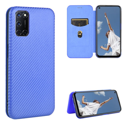 Carbon Fiber Texture Magnetic Horizontal Flip TPU + PC + PU Leather Case with Card Slot, For OPPO A52 / A72 / A92, For OPPO A91 / F15 Reno3(Southeast Asia Version), For OPPO A92s, For OPPO Ace2