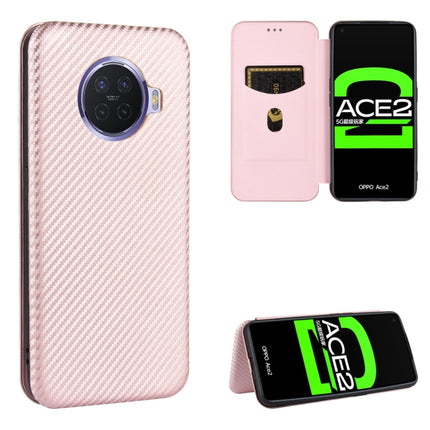 Carbon Fiber Texture Magnetic Horizontal Flip TPU + PC + PU Leather Case with Card Slot, For OPPO A52 / A72 / A92, For OPPO A91 / F15 Reno3(Southeast Asia Version), For OPPO A92s, For OPPO Ace2
