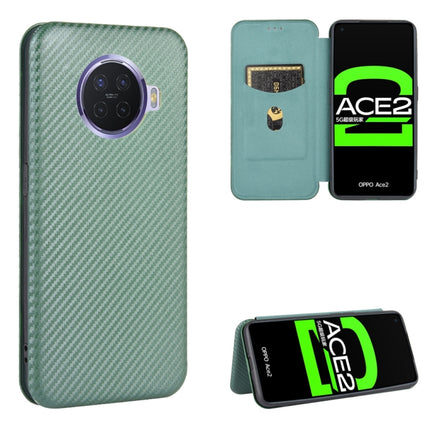 Carbon Fiber Texture Magnetic Horizontal Flip TPU + PC + PU Leather Case with Card Slot, For OPPO A52 / A72 / A92, For OPPO A91 / F15 Reno3(Southeast Asia Version), For OPPO A92s, For OPPO Ace2