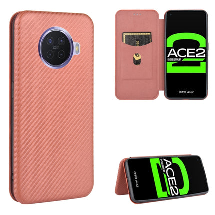 Carbon Fiber Texture Magnetic Horizontal Flip TPU + PC + PU Leather Case with Card Slot, For OPPO A52 / A72 / A92, For OPPO A91 / F15 Reno3(Southeast Asia Version), For OPPO A92s, For OPPO Ace2