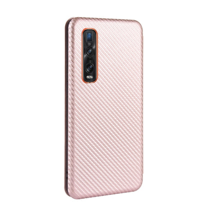 Carbon Fiber Texture Magnetic Horizontal Flip TPU + PC + PU Leather Case with Card Slot, For OPPO Find X2 Pro, For OPPO Find X2, For OPPO Realme C11, For OPPO Realme C15