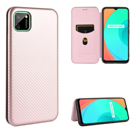 Carbon Fiber Texture Magnetic Horizontal Flip TPU + PC + PU Leather Case with Card Slot, For OPPO Find X2 Pro, For OPPO Find X2, For OPPO Realme C11, For OPPO Realme C15