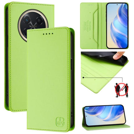 RC01 Dual-Folded Magnetic Suction RFID Leather Phone Case, For Huawei nova 16z / 15 / 14, For Huawei nova 16, For Huawei Pura 90 Pro Max 5G