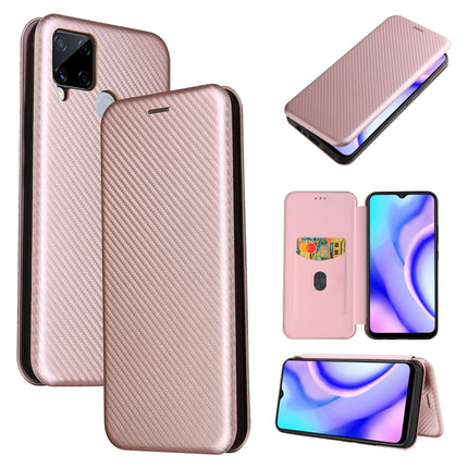 Carbon Fiber Texture Magnetic Horizontal Flip TPU + PC + PU Leather Case with Card Slot, For OPPO Find X2 Pro, For OPPO Find X2, For OPPO Realme C11, For OPPO Realme C15