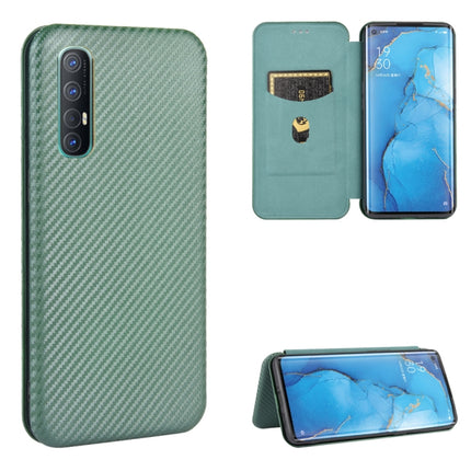 Carbon Fiber Texture Magnetic Horizontal Flip TPU + PC + PU Leather Case with Card Slot, For OPPO Reno3 5G / Find X2 Lite, For OPPO Reno3 5G (Japanese Version), For OPPO Reno3 Pro 5G / Find X2 Neo, For OPPO Reno4 4G